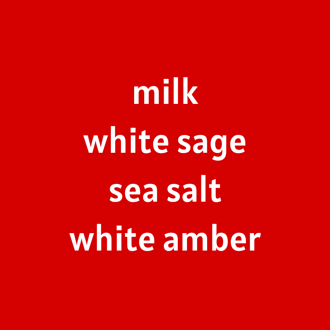 Familiar Spirit [Milk - White Sage - Sea Salt - White Amber]