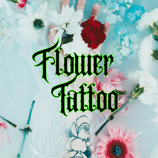 Flower Tattoo [Chrysanthemum - Green Soap - Dettol - Ink - Blood - Skin Musk]