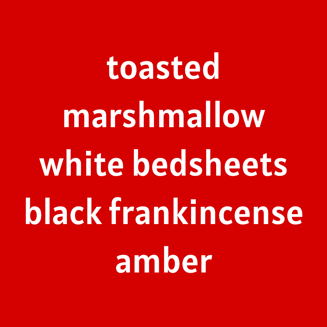 Ghost Story [Marshmallow - Frankincense - White Sheets - Amber]